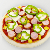 [0782]　【冷凍】 豆乳チーズのカラフルピザ　中